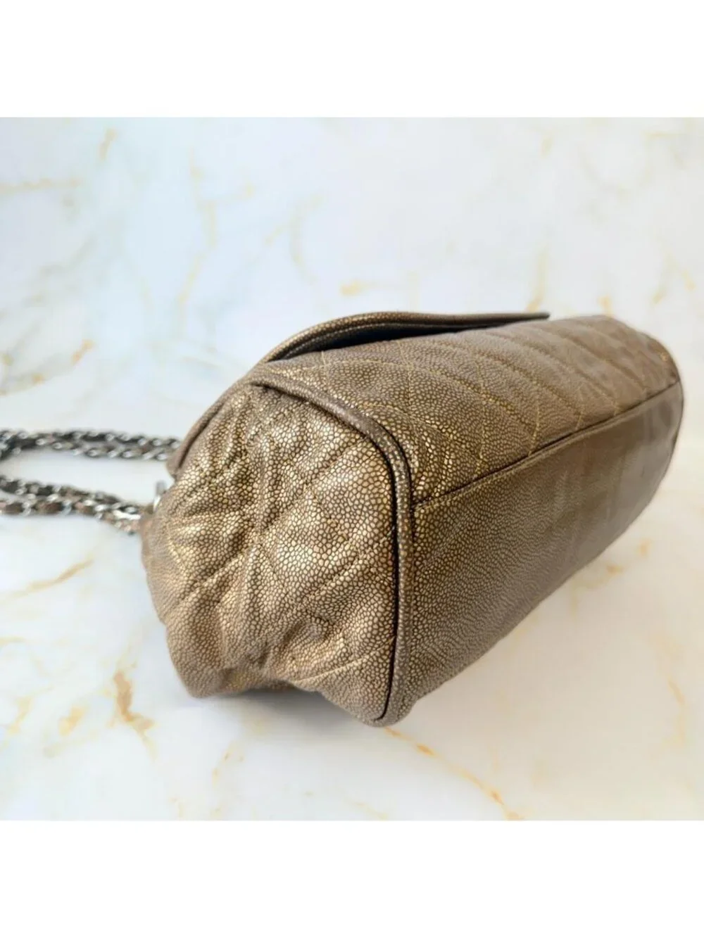 Chanel Quilted CC Logo Chain Shoulder